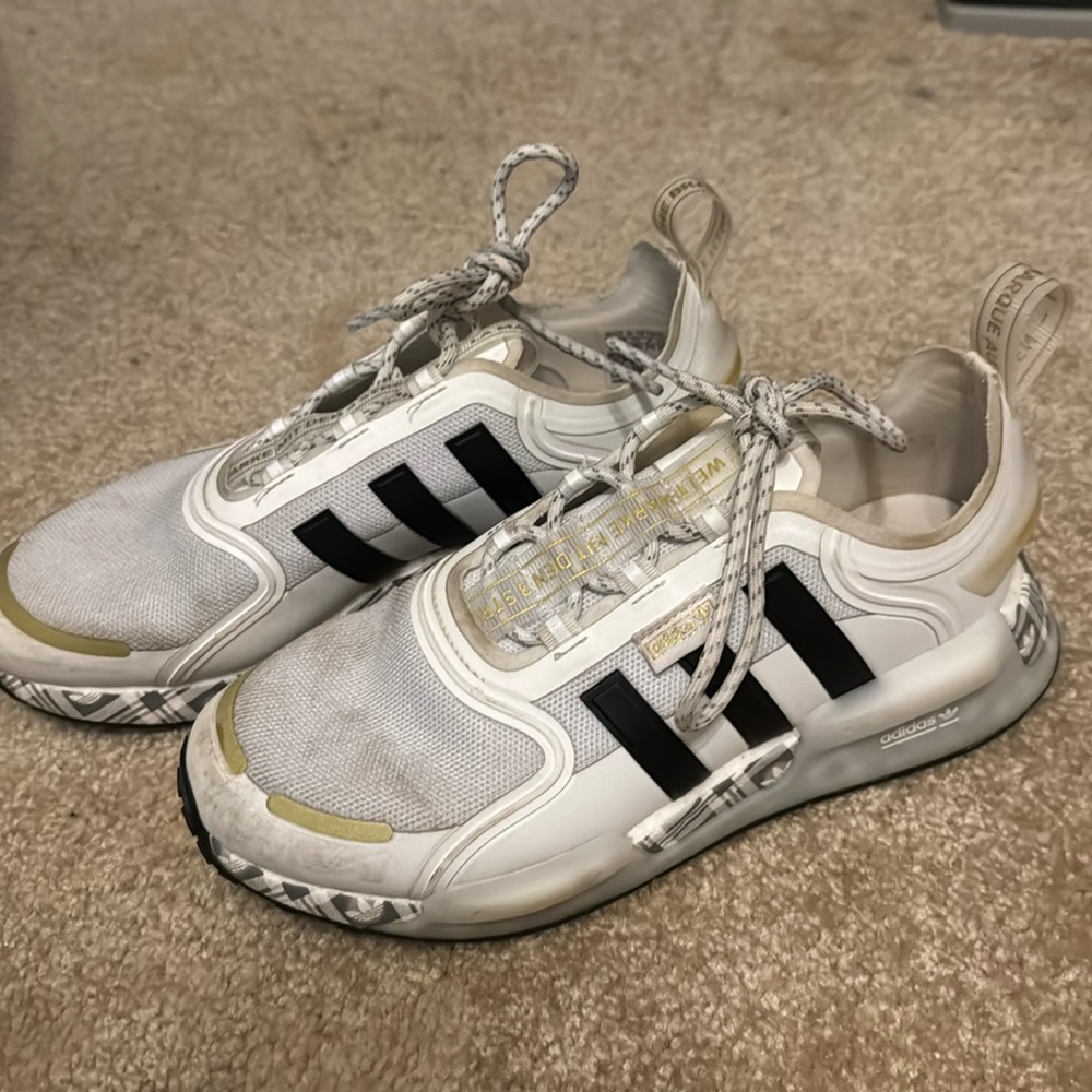 Adidas runner NMD_R1 V3 'White Gold Plaid